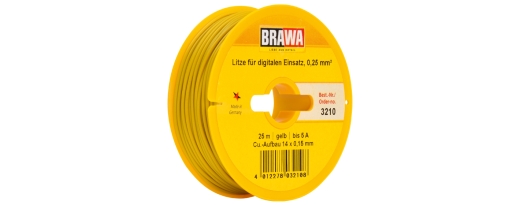 BRAWA 3210 - unipolare 0,25 mm² 25 m ge