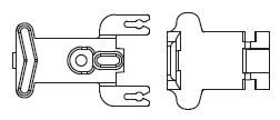 PIKO ET40270-119 - bogie with axle holder