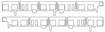 PIKO ET40271-11 - Window, end car A/B