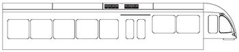 PIKO ET94000-04 - Gehäuse, Endwagen A, m. Fenster