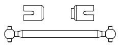 PIKO ET40290-30 - Cardan shaft + bushings