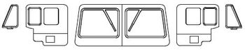 PIKO ET47280-10 - Frontfenster