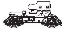 PIKO ET47280-34 - Gearbox with bogie (with Sifa drive)