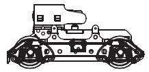 PIKO ET47280-33 - Gearbox with bogie (with step)