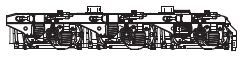 PIKO ET59740-34 - Drehgestell m. Bremse + Zylinder