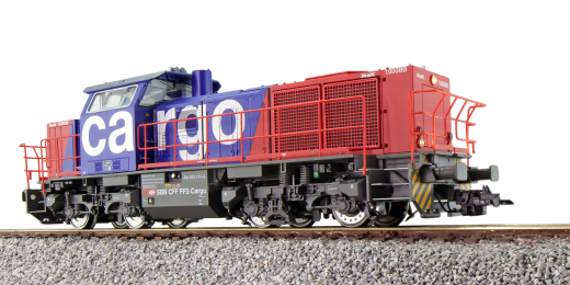 ESU 31381 - Diesellocomotief, H0, G1000, Am 842 101-8 SBB Cargo, rood/blauw, tijdperk vijf