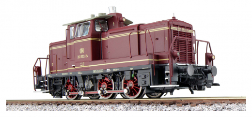 ESU 31744 - Locomotive diesel, H0, V60, 261 652 DB, vieux rouge, Ep IV