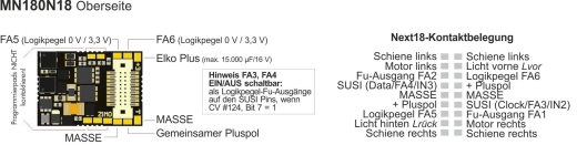 ZIMO MN180N18 MN-Lok-Decoder - Next18