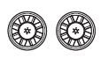 PIKO ET71049-16 - Round fan (2 pcs.)