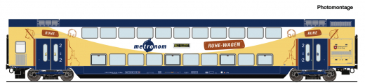 Roco 6200107 - vagón de dos pisos de segunda clase, metrónomo