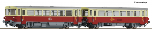 Roco 7780001 - Dieseltriebwagen M 152 0059 mit Beiwagen, CSD, DC