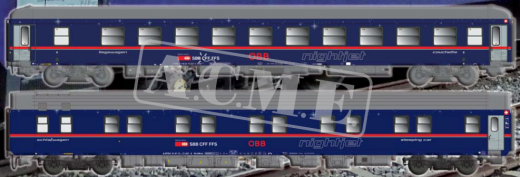 ACME 55331 - ÖBB Nightjet, 2 parti