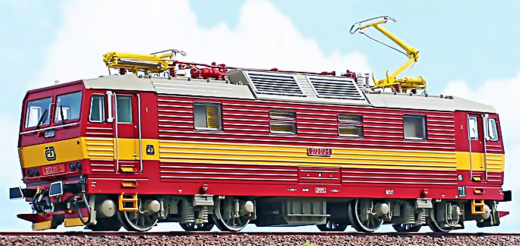 ACME 69556 - Locomotiva elettrica Rh 372 delle CD, rossa/gialla DCC/S.