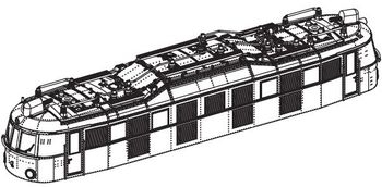 PIKO ET40302-03 - Carcasa completa (sin pantógrafo)