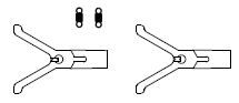 PIKO ET53000-12 - Coupling drawbar+spring 2x