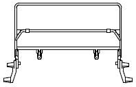 PIKO ET54676-162 - Stage with railing