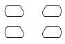 PIKO ET53000-158 - 2x buffer izquierdo + 2x buffer derecho