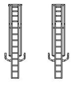 PIKO ET54000-198 - Scaletta di accesso 2x