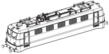 PIKO ET51510-02 - Behuizing compleet (zonder stroomafnemer)