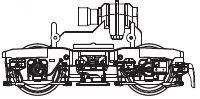 PIKO ET51510-63 - Getriebe, vorne komplett DC