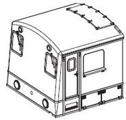 PIKO ET40440-01 - Cabina di guida, con finestrini + luci