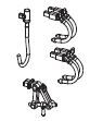 PIKO ET96360-43 - Heating plug / brake hoses / tow hook