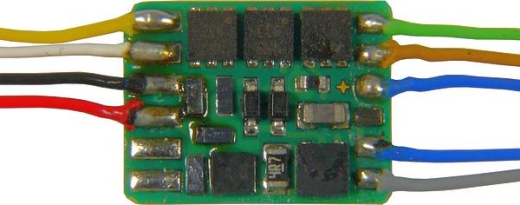 ZIMO MX671R - Decoder funzione ZIMO MX671R - 8 pin. NEM652