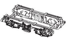 PIKO ET96363-93 - bogie middle with small parts