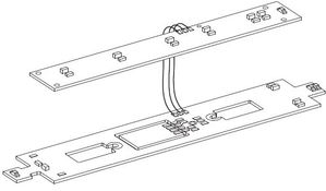 PIKO ET40250-39 - VS circuit board with lighting board + cable