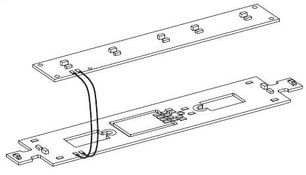 PIKO ET40680-37 - Leiterplatte m. Bel.-Platine + Kabel