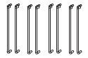 PIKO ET51644-55 - Door handrail (8 pcs.)