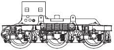 PIKO ET47340-33 - Boîte de vitesses avec bogie