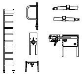 PIKO ET72185-150 - Ladder/Shunting handle