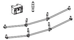 PIKO ET94341B-17 - Batteriebox, Toilettenrohr, Sprengwerk Wg B