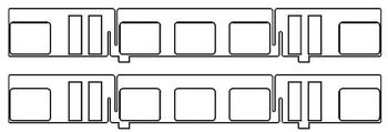 PIKO ET40204-114 - Raamscharnier MW 2 rechts + links