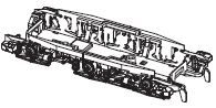 PIKO ET51670-75 - Bogie with small parts at the front