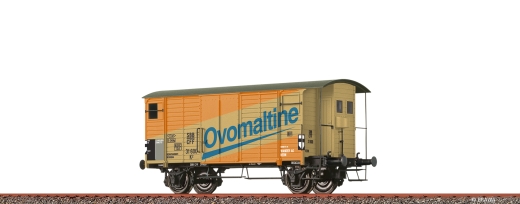 Brawa 50992 - H0 Gedeckter Güterwagen K2 Ovomaltine SBB