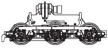 PIKO ET51671-65 - Front gearbox complete AC