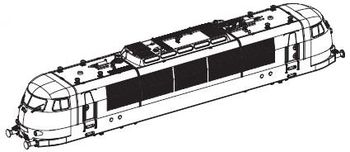 PIKO ET51678-14 - Housing complete (without pantograph)