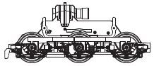 PIKO ET51672-67 - Getriebe vorne komplett DC