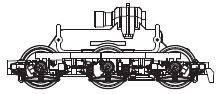 PIKO ET51676-68 - achterste versnellingsbak compleet DC