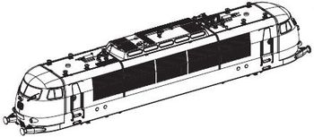 PIKO ET51674-05 - Gehäuse komplett (ohne Stromabnehmer)