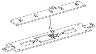 PIKO ET40681-38 - Circuit board with lighting board + cable