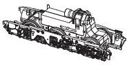 PIKO ET51647-102 - Getriebe hinten komplett AC