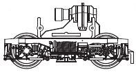 PIKO ET51724-64 - Rear gearbox complete DC