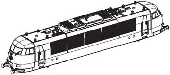 PIKO ET51676-03 - Housing complete (without pantograph)