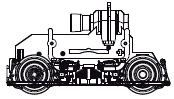 PIKO ET52600-135 - Gearbox with bogie 2 - DC (spring package)