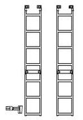 PIKO ET37820-235 - Escalera (2x) / portafarol