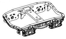 PIKO ET54000-221 - bogie middle