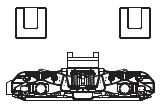 PIKO ET52500-39 - plaque bogie + 2 plaques de maintien.